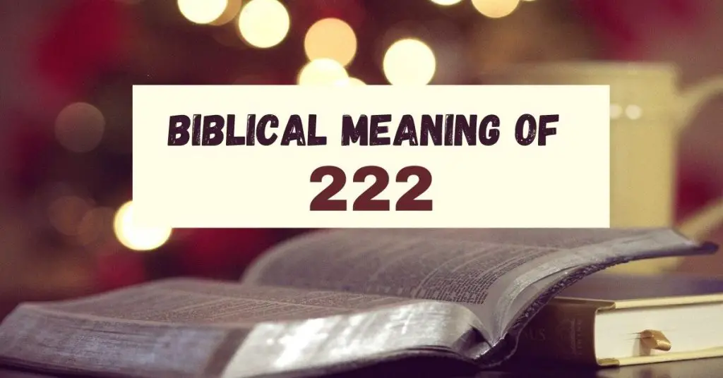 What Does the Number 222 Mean in the Bible? - UnseenZone